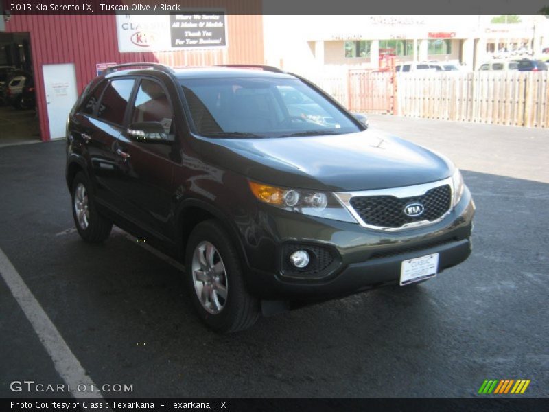 Tuscan Olive / Black 2013 Kia Sorento LX