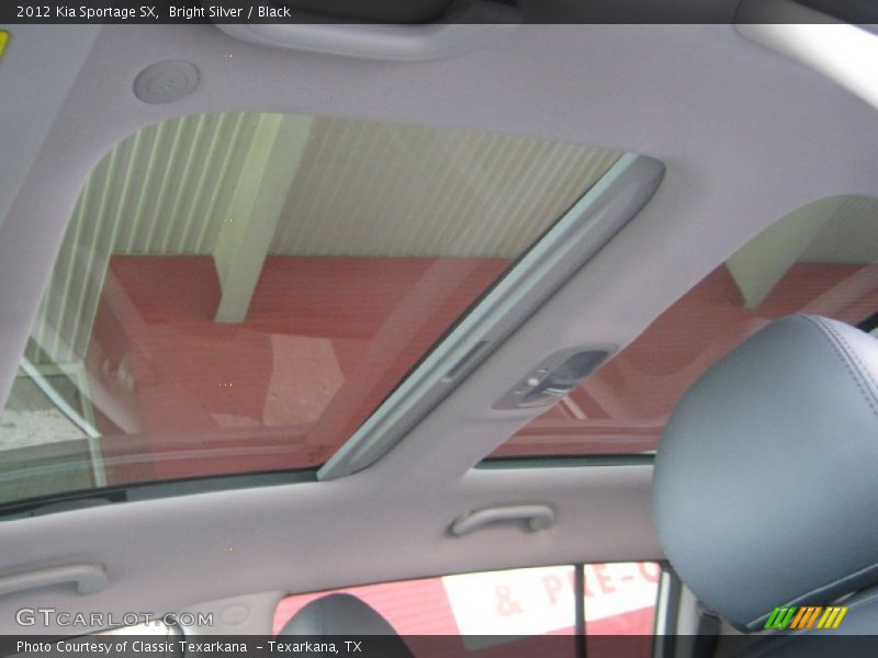 Bright Silver / Black 2012 Kia Sportage SX