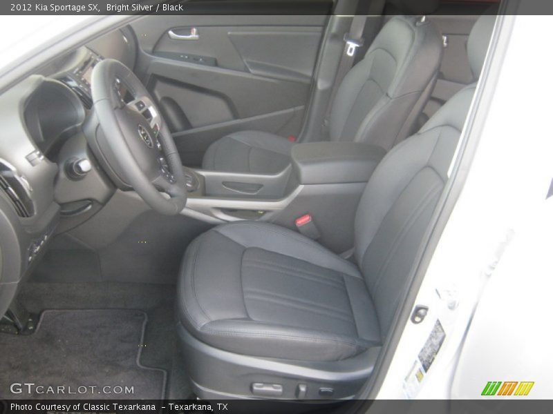  2012 Sportage SX Black Interior