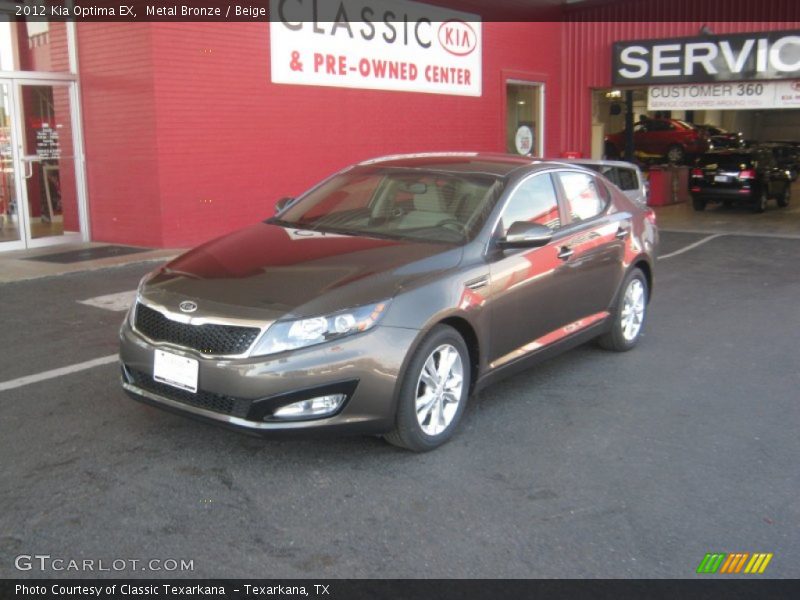 Metal Bronze / Beige 2012 Kia Optima EX