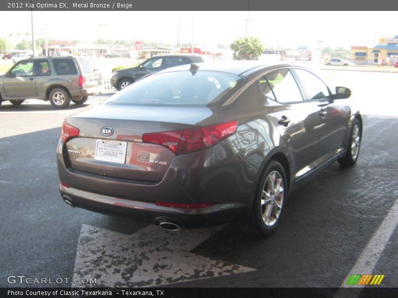 Metal Bronze / Beige 2012 Kia Optima EX