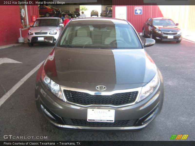 Metal Bronze / Beige 2012 Kia Optima EX