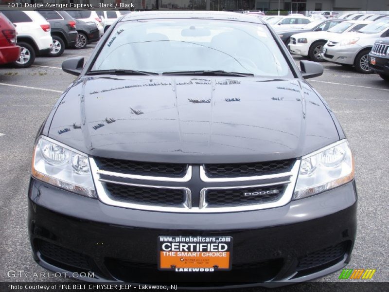 Black / Black 2011 Dodge Avenger Express