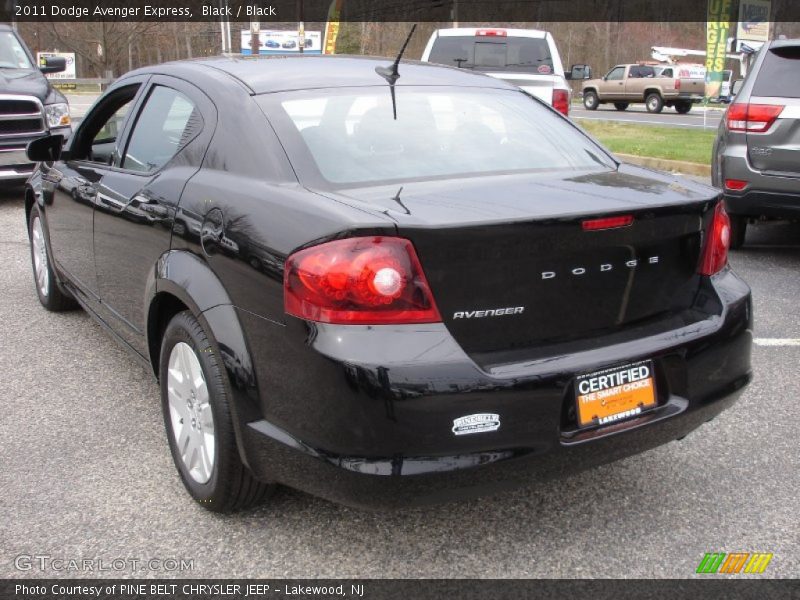 Black / Black 2011 Dodge Avenger Express