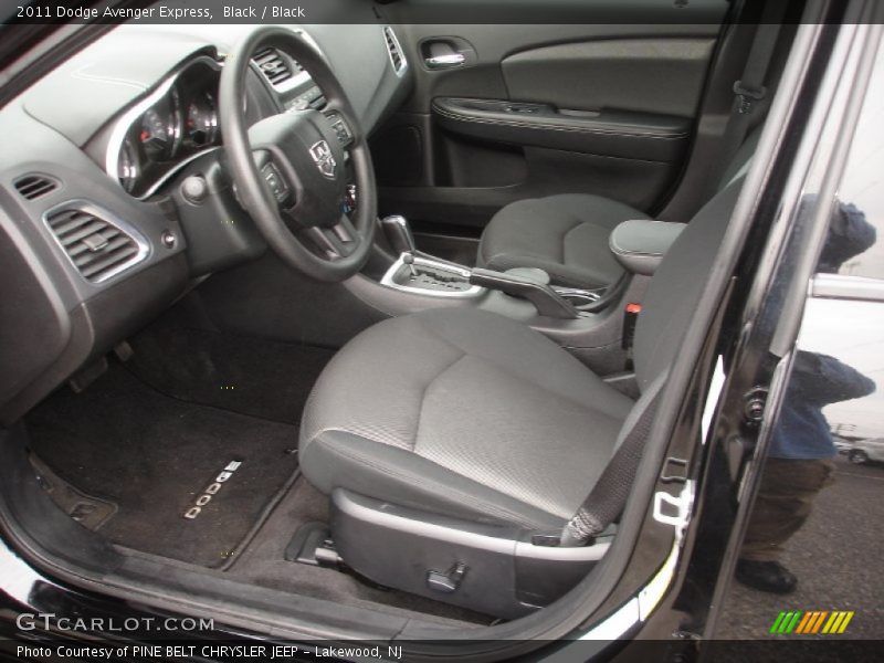 Black / Black 2011 Dodge Avenger Express
