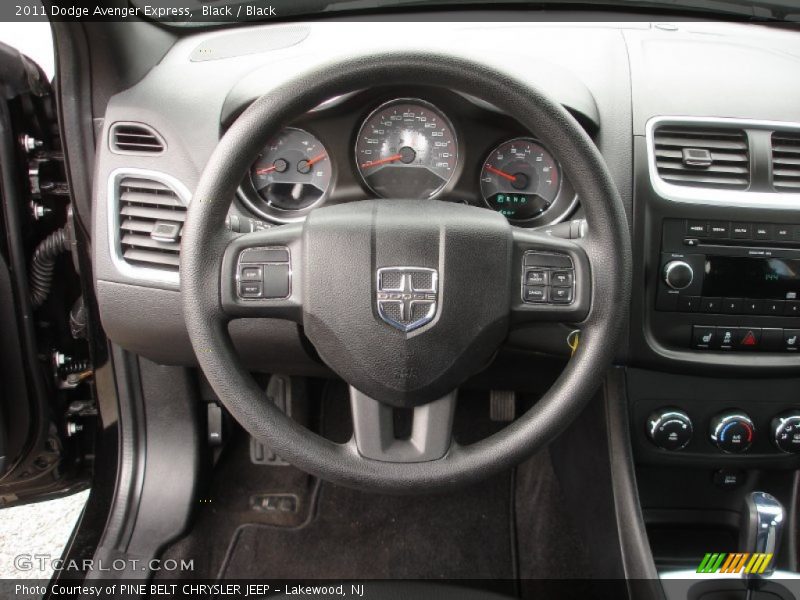 Black / Black 2011 Dodge Avenger Express
