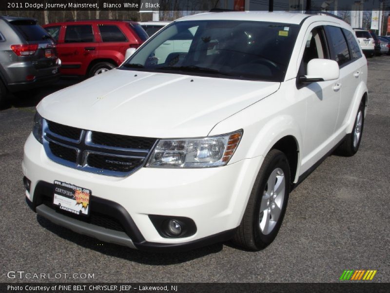 Bianco White / Black 2011 Dodge Journey Mainstreet