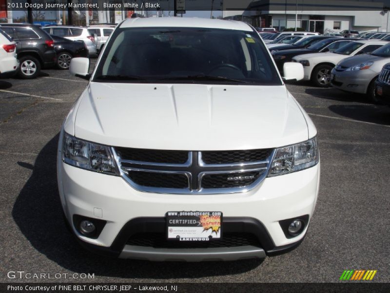 Bianco White / Black 2011 Dodge Journey Mainstreet