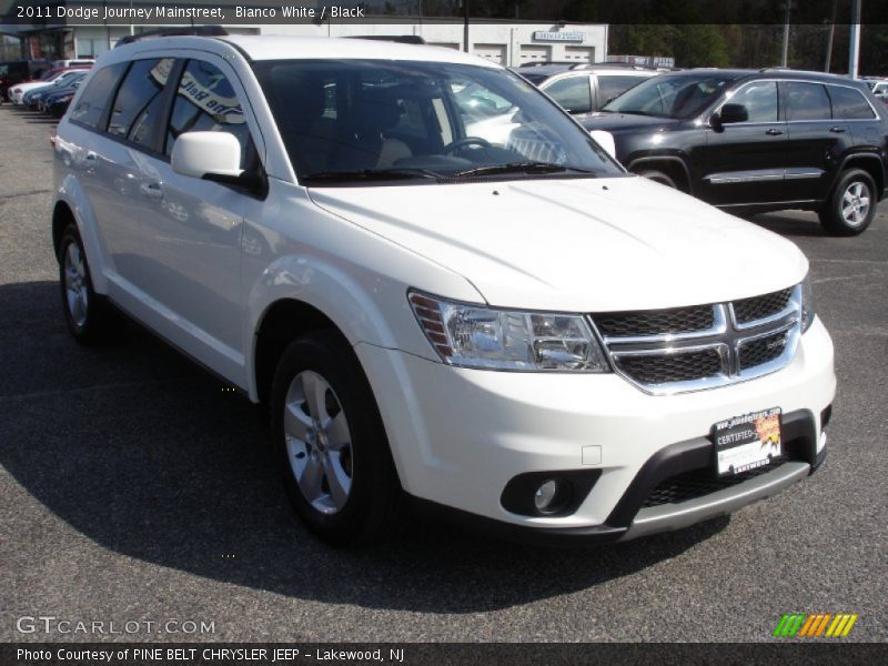 Bianco White / Black 2011 Dodge Journey Mainstreet