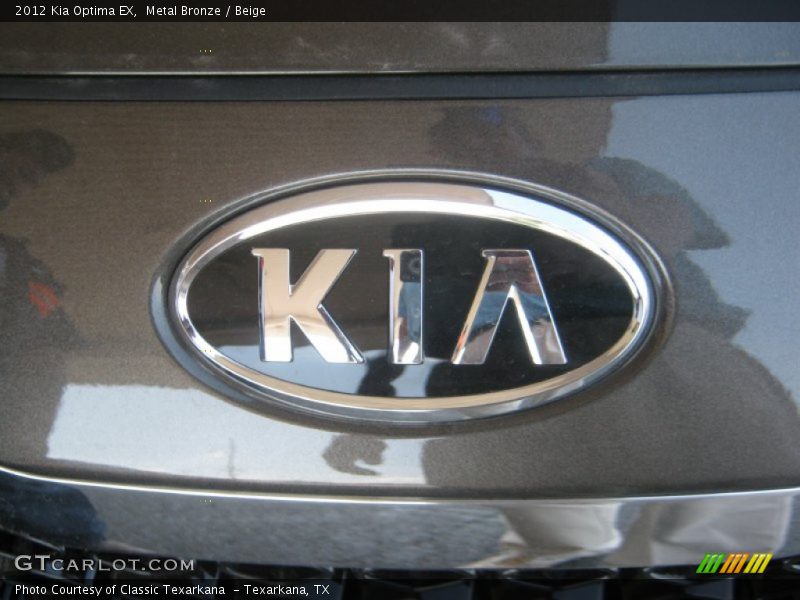 Metal Bronze / Beige 2012 Kia Optima EX