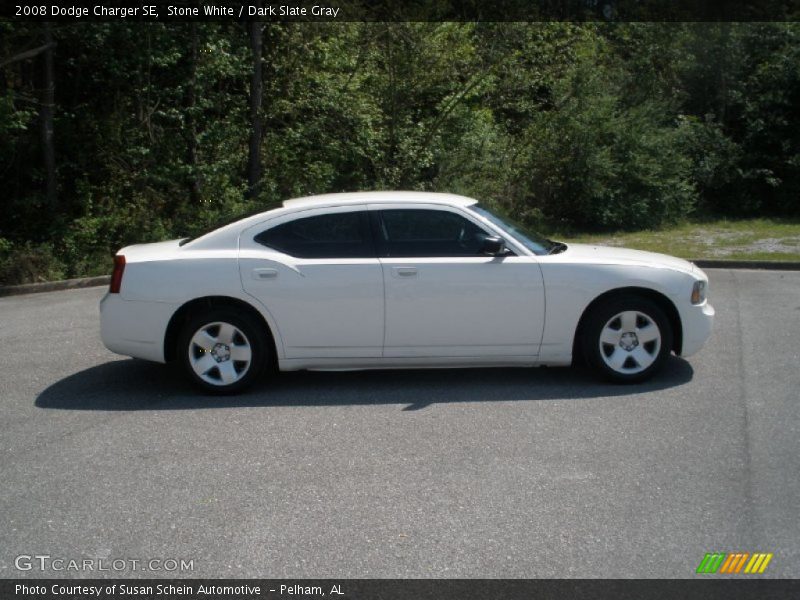 Stone White / Dark Slate Gray 2008 Dodge Charger SE
