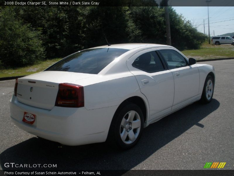 Stone White / Dark Slate Gray 2008 Dodge Charger SE