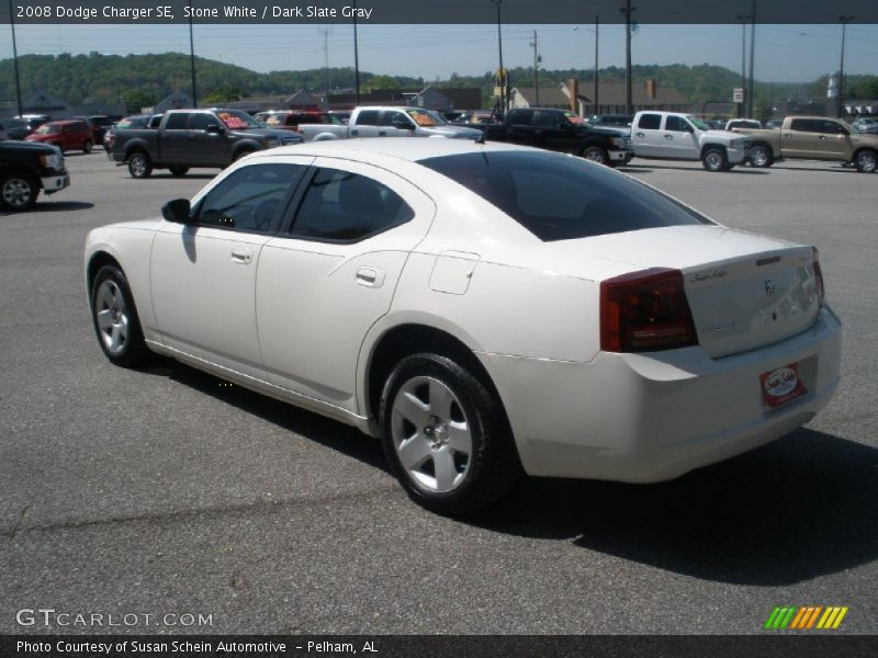 Stone White / Dark Slate Gray 2008 Dodge Charger SE