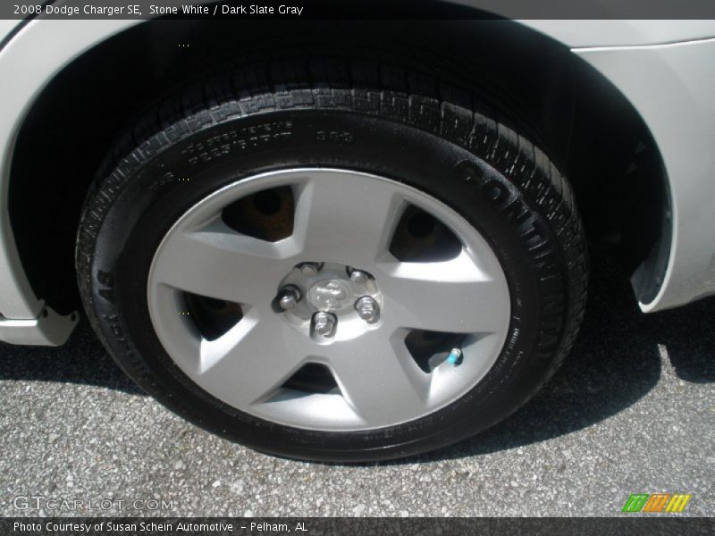 Stone White / Dark Slate Gray 2008 Dodge Charger SE