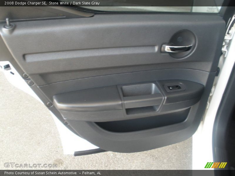 Stone White / Dark Slate Gray 2008 Dodge Charger SE