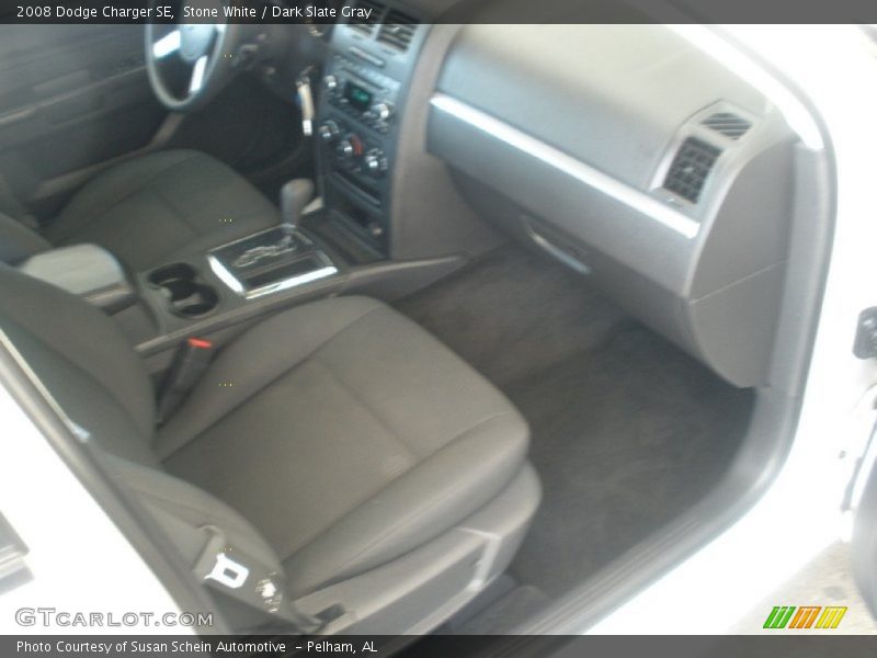 Stone White / Dark Slate Gray 2008 Dodge Charger SE