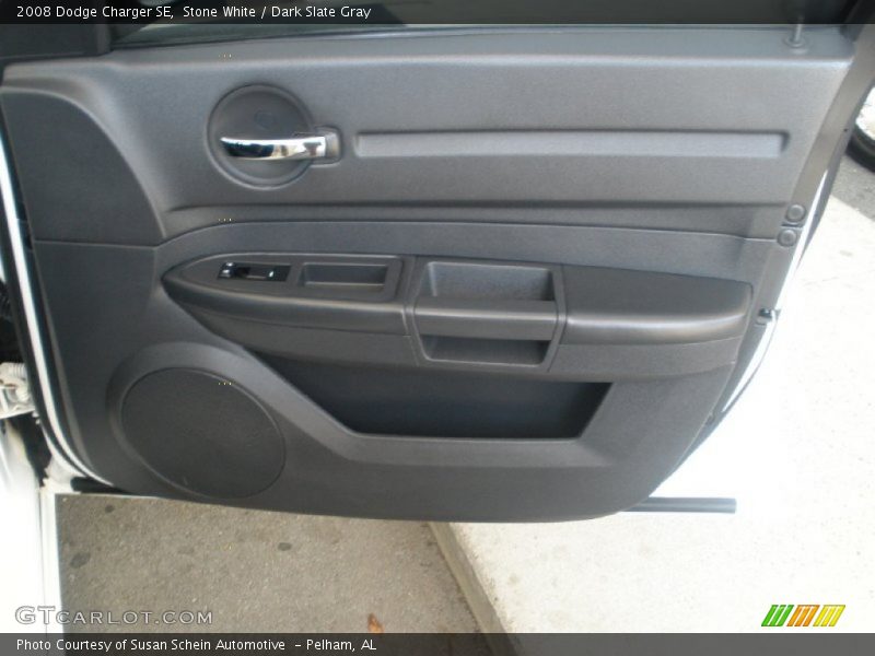 Stone White / Dark Slate Gray 2008 Dodge Charger SE