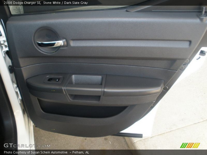 Stone White / Dark Slate Gray 2008 Dodge Charger SE