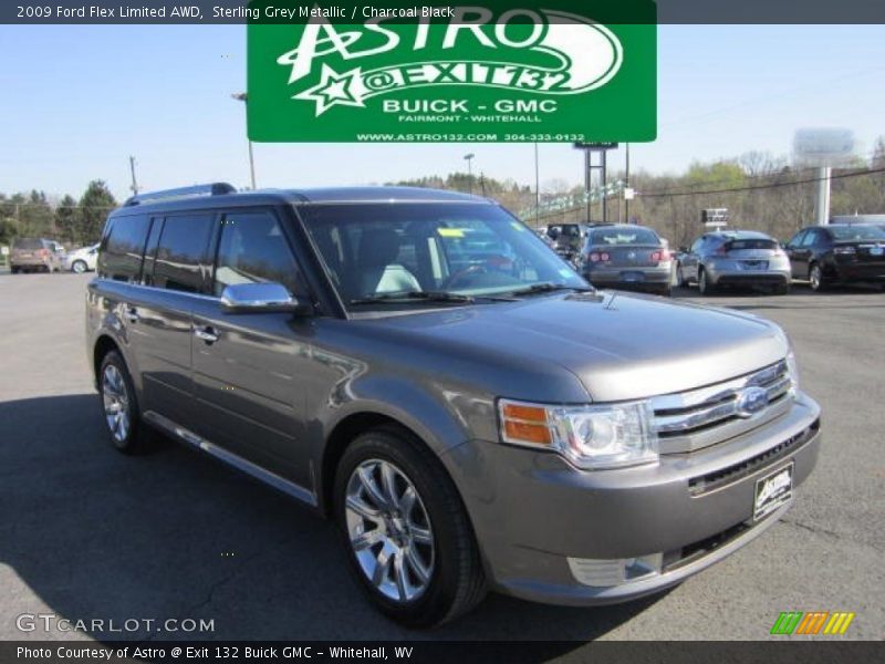 Sterling Grey Metallic / Charcoal Black 2009 Ford Flex Limited AWD
