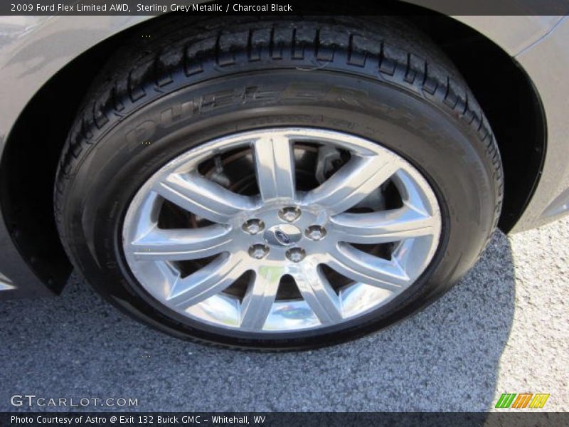 Sterling Grey Metallic / Charcoal Black 2009 Ford Flex Limited AWD