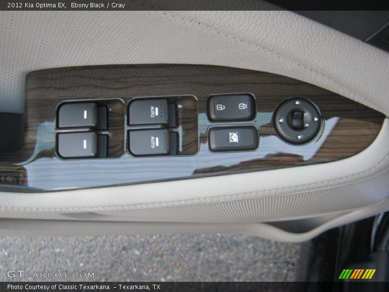 Ebony Black / Gray 2012 Kia Optima EX