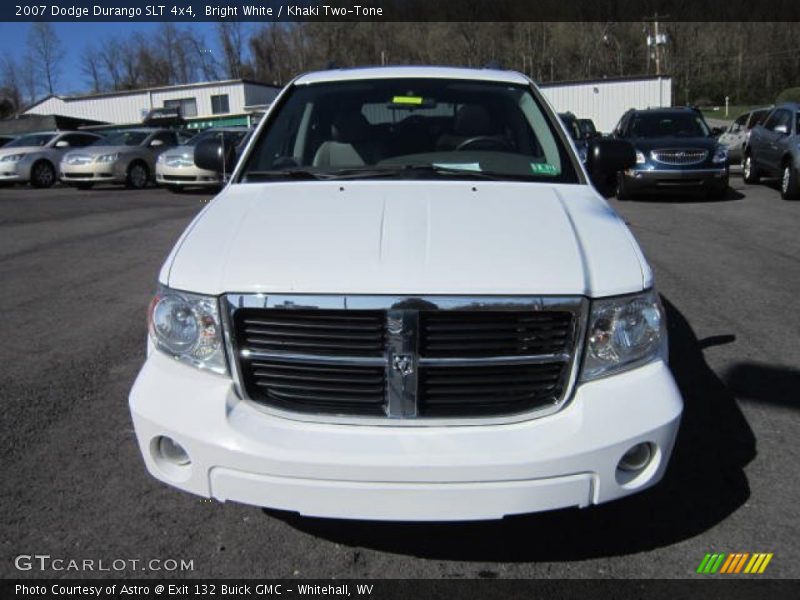 Bright White / Khaki Two-Tone 2007 Dodge Durango SLT 4x4