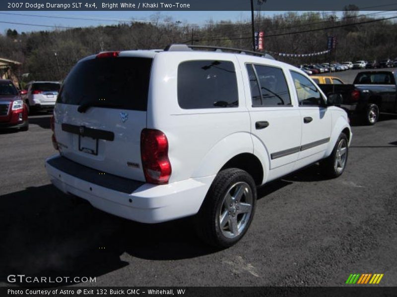 Bright White / Khaki Two-Tone 2007 Dodge Durango SLT 4x4