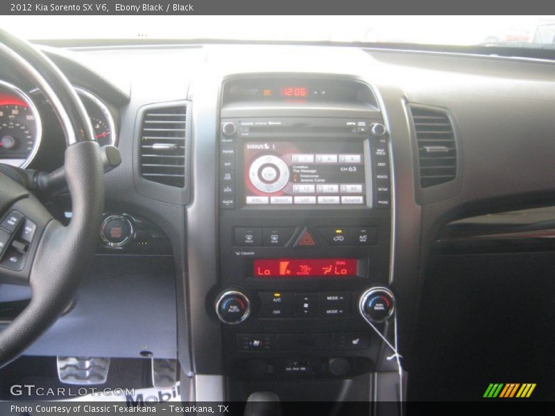 Ebony Black / Black 2012 Kia Sorento SX V6