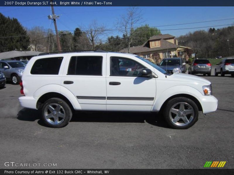 Bright White / Khaki Two-Tone 2007 Dodge Durango SLT 4x4