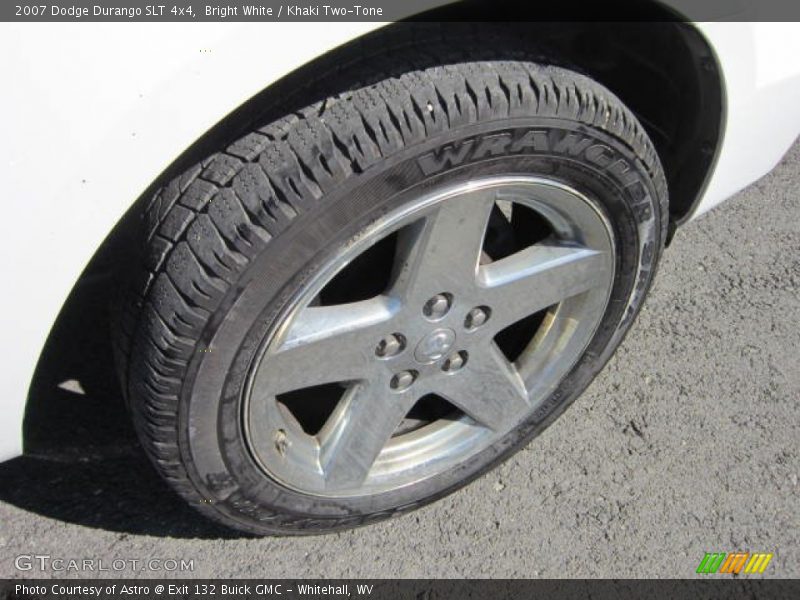 Bright White / Khaki Two-Tone 2007 Dodge Durango SLT 4x4