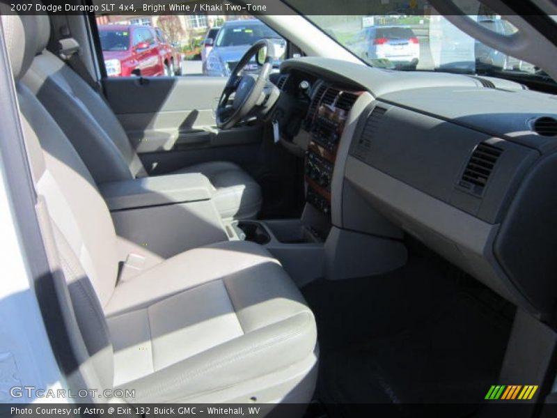 Bright White / Khaki Two-Tone 2007 Dodge Durango SLT 4x4