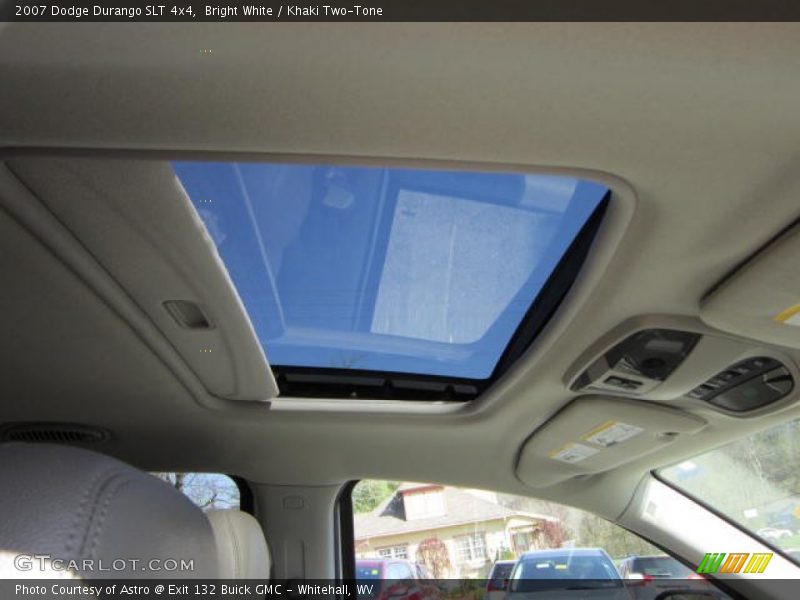 Bright White / Khaki Two-Tone 2007 Dodge Durango SLT 4x4