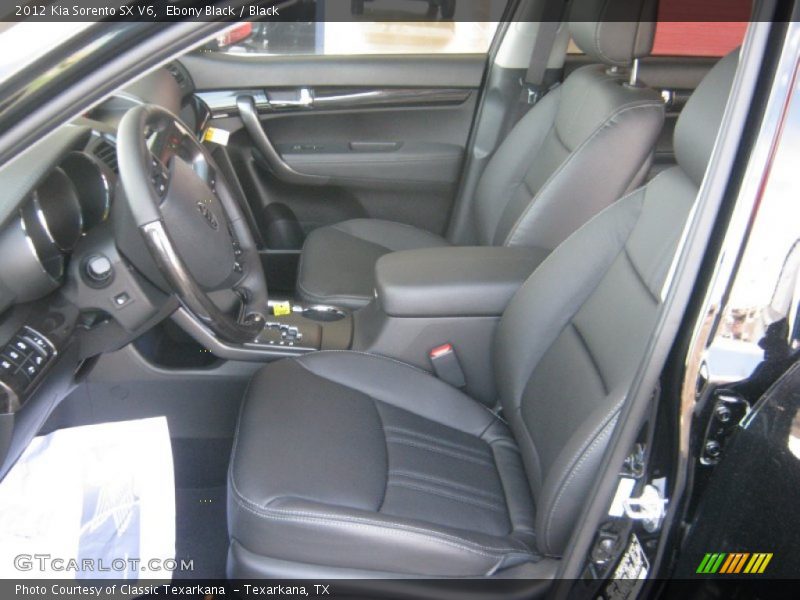 Ebony Black / Black 2012 Kia Sorento SX V6