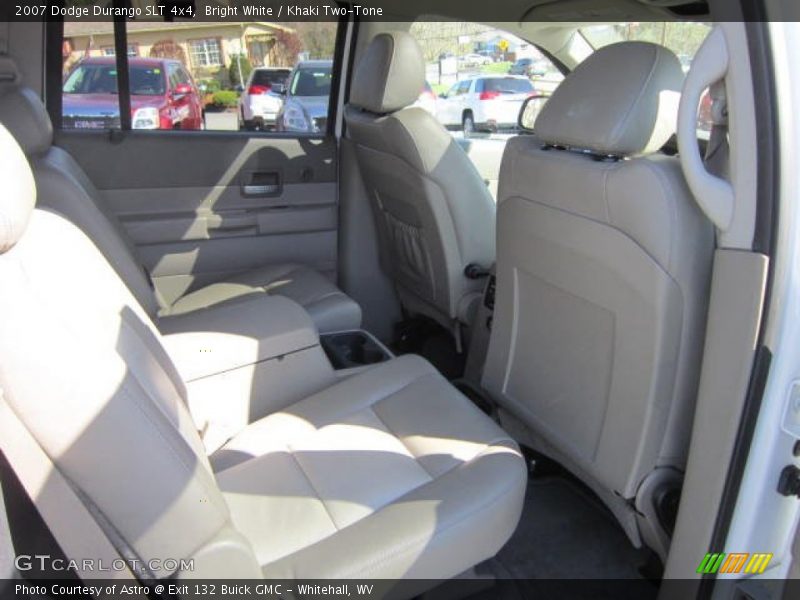 Bright White / Khaki Two-Tone 2007 Dodge Durango SLT 4x4