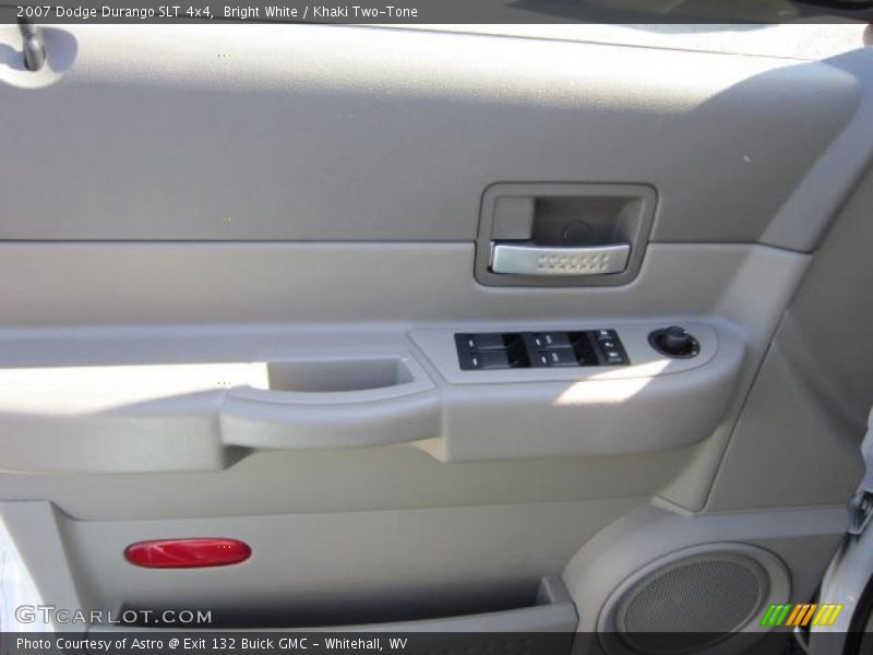 Bright White / Khaki Two-Tone 2007 Dodge Durango SLT 4x4