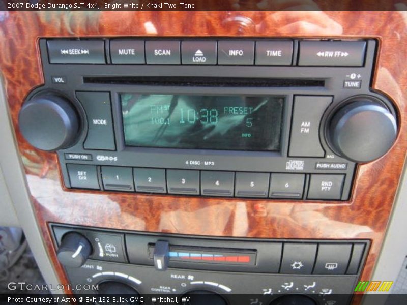 Bright White / Khaki Two-Tone 2007 Dodge Durango SLT 4x4
