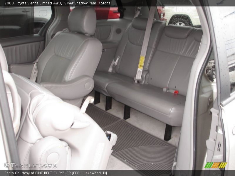 Silver Shadow Pearl / Stone 2008 Toyota Sienna Limited AWD