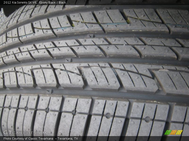 Ebony Black / Black 2012 Kia Sorento SX V6