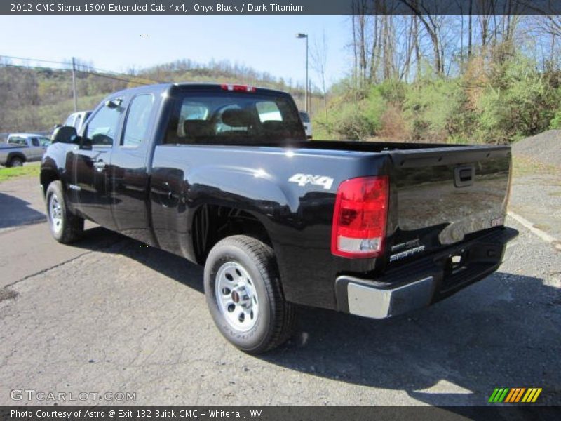 Onyx Black / Dark Titanium 2012 GMC Sierra 1500 Extended Cab 4x4