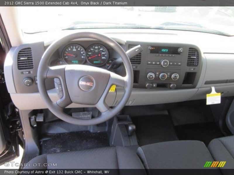 Onyx Black / Dark Titanium 2012 GMC Sierra 1500 Extended Cab 4x4