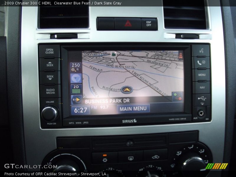 Clearwater Blue Pearl / Dark Slate Gray 2009 Chrysler 300 C HEMI