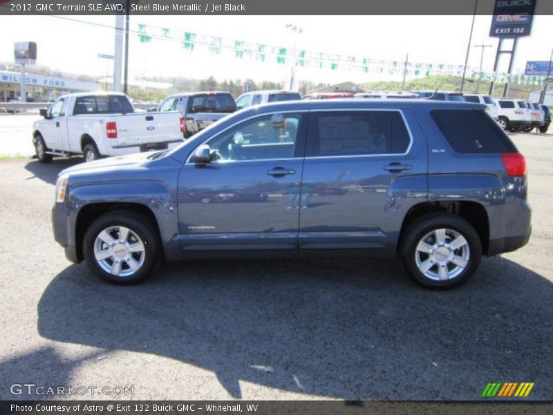 Steel Blue Metallic / Jet Black 2012 GMC Terrain SLE AWD
