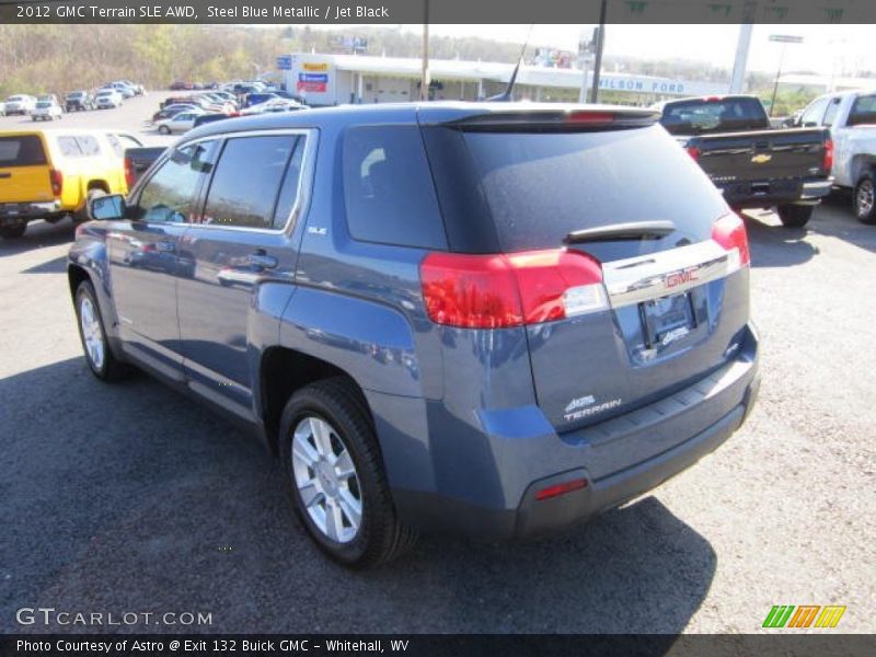 Steel Blue Metallic / Jet Black 2012 GMC Terrain SLE AWD