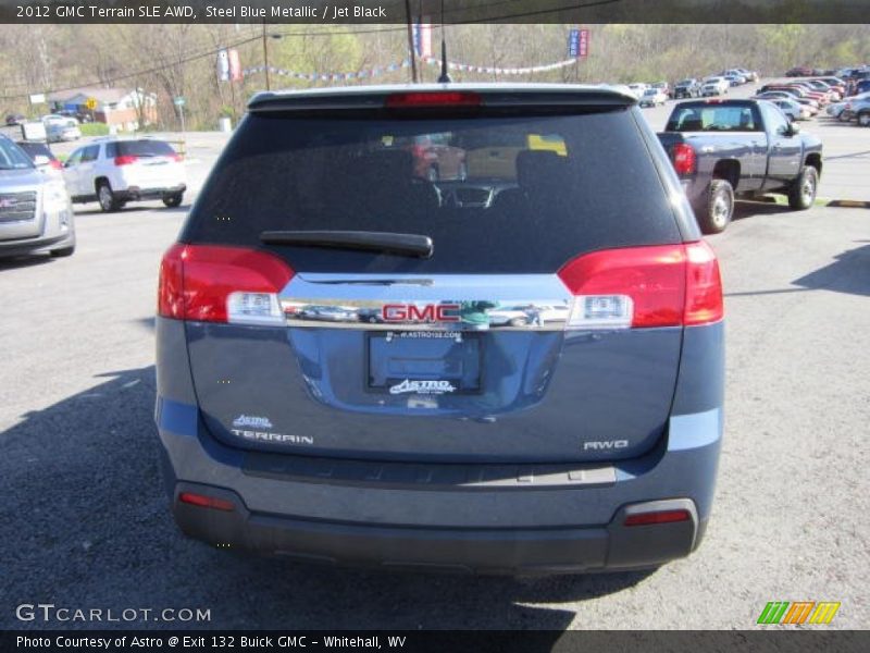 Steel Blue Metallic / Jet Black 2012 GMC Terrain SLE AWD