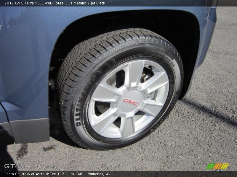 Steel Blue Metallic / Jet Black 2012 GMC Terrain SLE AWD