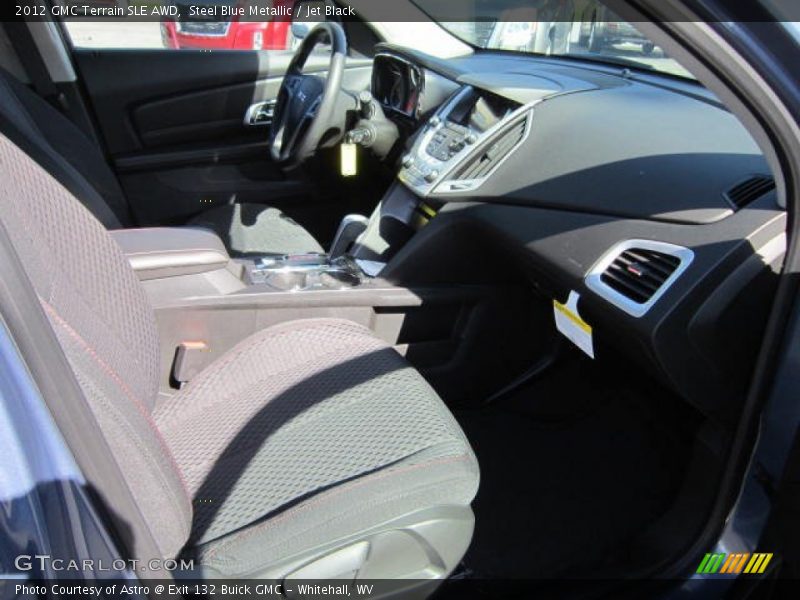 Steel Blue Metallic / Jet Black 2012 GMC Terrain SLE AWD