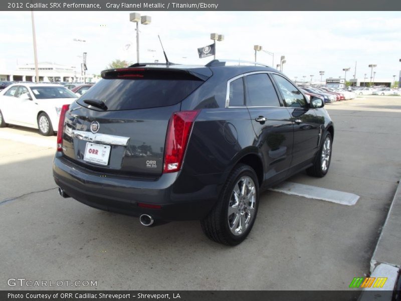 Gray Flannel Metallic / Titanium/Ebony 2012 Cadillac SRX Performance