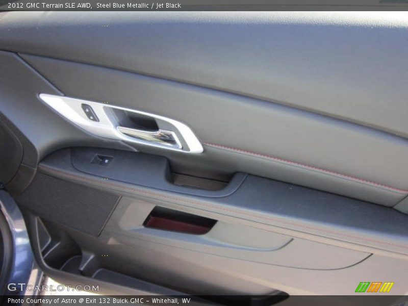Steel Blue Metallic / Jet Black 2012 GMC Terrain SLE AWD