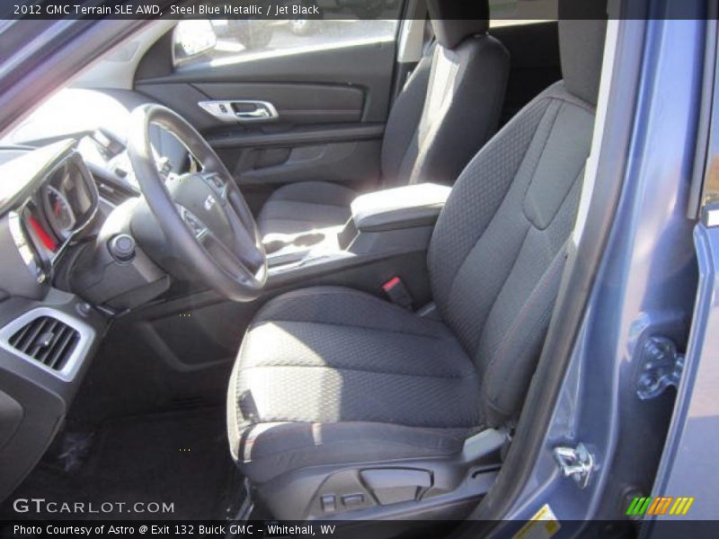 Steel Blue Metallic / Jet Black 2012 GMC Terrain SLE AWD