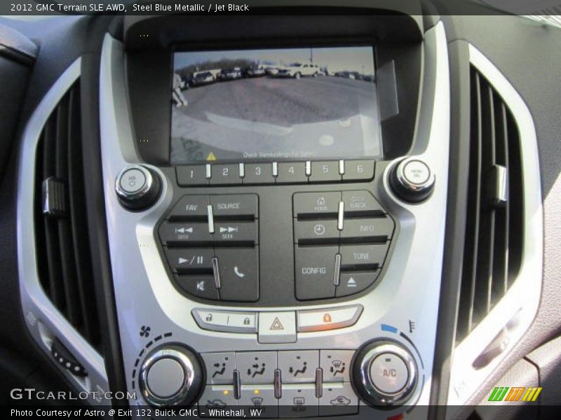 Steel Blue Metallic / Jet Black 2012 GMC Terrain SLE AWD